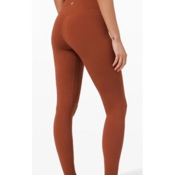 lululemon athletica Pants - Lululemon Wunder Train High-Rise TerraCotta Leggings size 2/26 inseam